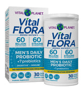 Vital Planet Men’s Daily Probiotic 60 Billion CFU front view