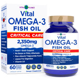 Vital Planet Omega-3 Fish Oil Supplement 2350mg front view