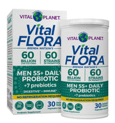 Vital Planet Vital Flora Men 55+ Daily Probiotic front view