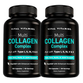 Vital Vitamins Multi Collagen Complex Capsules front view
