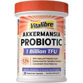 Vitalibre Akkermansia Probiotic Supplement 50g front view