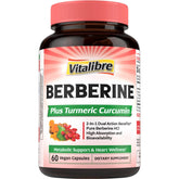 Vitalibre Berberine Complex 200mg capsules front view