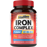 Vitalibre Iron Complex 36mg Iron supplement front view