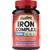 Vitalibre Iron Complex 36mg Iron supplement front view
