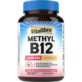 Vitalibre Vitamin B12 1000 mcg fast melting tablets front view