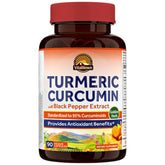 Vitalitown Turmeric Root Powder front view with packaging