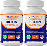 Vitamatic Biotin Hair, Skin & Nail Vitamins front view