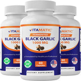 Vitamatic Black Garlic Capsules 160g front view
