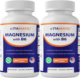 Vitamatic Extra Strength Magnesium Supplement 500mg front view