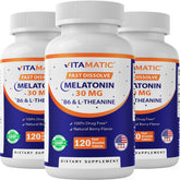 Vitamatic Fast Dissolve Melatonin Sleep Supplement front view