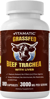 Vitamatic Liver Extract 180 Capsules front view