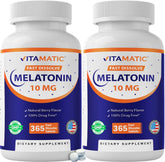 Vitamatic Melatonin 10 mg Fast Dissolve Tablets front view