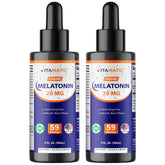 Vitamatic Melatonin Liquid Sleep Supplement 150g front view