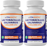 Vitamatic Probiotic Acidophilus Capsules bottle front view