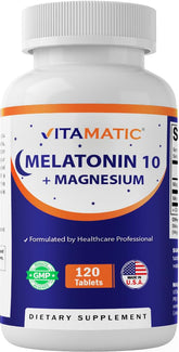 Vitamatic Sleep Supplement 120 Tablets front view