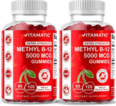 Vitamatic Vitamin B12 Cherry Flavour 481g front view