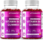 Vitamatic Vitamin B12 Gummies 400g front view with packaging