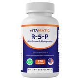 Vitamatic Vitamin B2 Riboflavin-5-Phosphate 50mg capsules front view