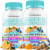 Vitamax Elderberry Supplement with Zinc front view