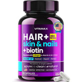 Vitamax Hair, Skin & Nails Supplement 60 Capsules front view