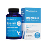 VitaMedica Bromelain Supplement 500mg front view with packaging