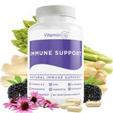VitaminIQ Elderberry daily wellness Support Supplement front view