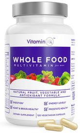 VitaminIQ Men's Whole Food Multivitamin front view