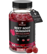 VITAMIZED Beet Root Gummies front view with pomegranate-berry flavour