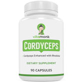 VitaMonk Cordyceps Capsules 60 Count front view