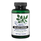 Vitanica Black Cohosh Supplement 40mg 60 Capsules front view