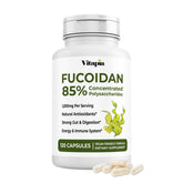 Vitapia Fucoidan 1000mg capsule supplement front view