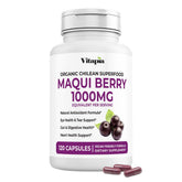 Vitapia Maqui Berry Supplement 120 Veggie Capsules front view