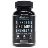 VitaRaw Quercetin Supplement 500mg front view