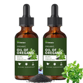 VITARENEW Oregano Oil Drops front view with dropper