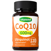 Vitarevive Ubiquinol CoQ10 Softgels 100mg front view