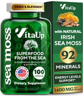 VitaUp Irish Sea Moss Capsules 500mg front view