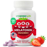 VitaWorks Kids Melatonin Chewable Tablets 1mg front view