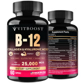 VITBOOST B12 Complex 25000 mcg capsules front view