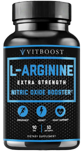 VITBOOST L-Arginine Premium Supplement 132g front view
