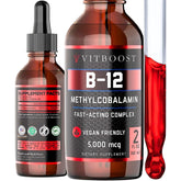 VITBOOST Vegan Liquid B-12 Raspberry 136g front view