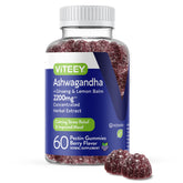 Viteey Ashwagandha Gummies with Ginseng front view