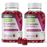 Viteey B-Complex Gummies front view with packaging