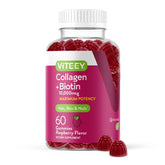 Viteey Biotin Collagen Gummies 60 count front view