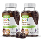 Viteey Iron Gummies for Kids 120 count front view