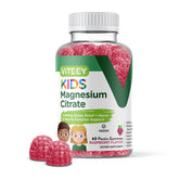 Viteey Magnesium Gummies 60 Count raspberry flavour front view