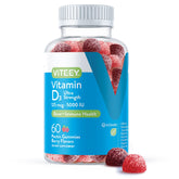 Viteey Vitamin D3 Gummies 60 Count front view