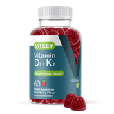 Viteey Vitamin D3 & K2 Gummies 60 Count front view