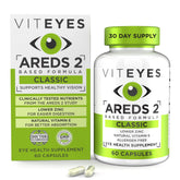 Viteyes Classic AREDS 2 Eye Health Supplements 60 Capsules front view
