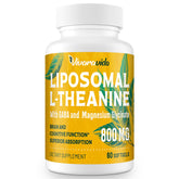Vivaravida L-Theanine GABA Magnesium Softgels front view