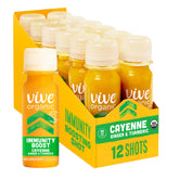 Vive Organic Cayenne Shot 454g front view with packaging